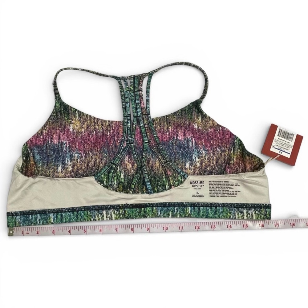 Mossimo - Stappy Razorback Colorful Bralette - XL - NEW! - Picture 4 of 4